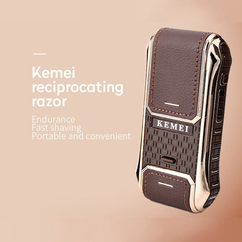 KEMEI Мини Портативный Перезаряжаемый электробритва для мужчин уход за лицом триммер для удаления волос триммер для бороды бритва KM-5300