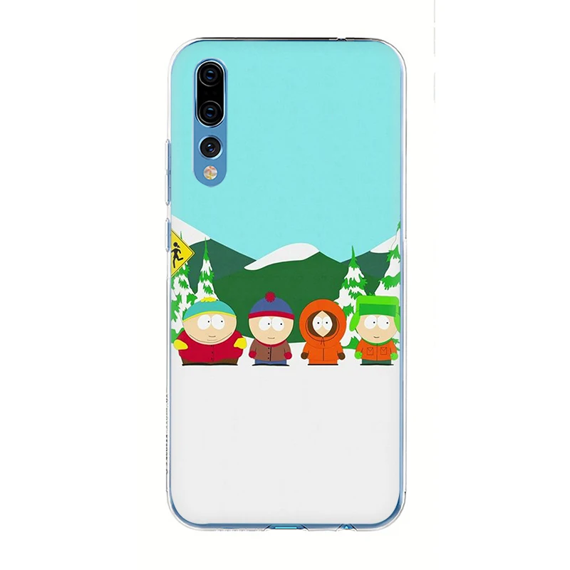 EWAU аниме Southpark мягкий силиконовый матовый чехол для телефона для huawei P8 P9 P10 P20 P30 Lite Mine Pro P Smart Z Plus - Цвет: T10