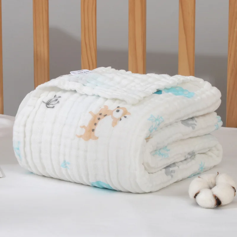 Deer Детское шерстяное одеяло; детское одеяло для новорожденных; Manta Bebe Inverno; детское муслиновое одеяло для купания; 6 слоев - Цвет: Deer