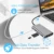 USB HUB Док-станция Type C Адаптер USB 3.0 4K HDMI-совместимый VGA RJ45 10 в 1 Конвертер для Macbook Pro Hub Thunderbolt 3