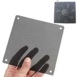 Filtre anti poussière PVC noir, 5 pièces/lot, 120mm, maille d'ordinateur pour boîtier d'ordinateur 