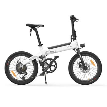 

HIMO 20 Inch Folding 80KM Range Power Assist Electric Bicycle Moped E-Bike 10AH beach cruiser Booster folding electric bike