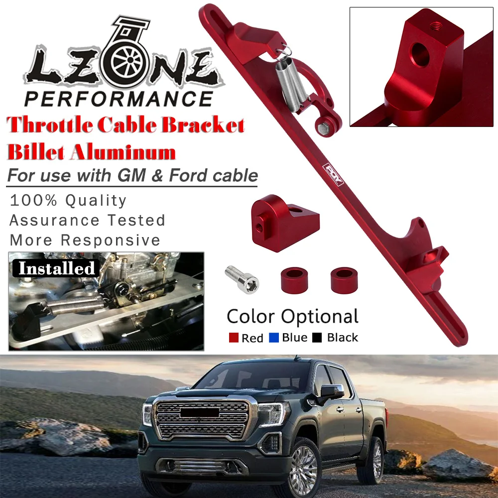 Алюминиевый трос дроссельной заслонки LZONE для Ford подходит Quick Fuel 4150 и 4160