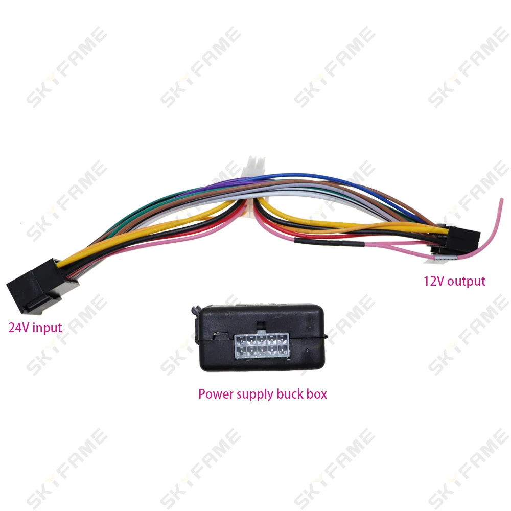 Skyfame Car 16pin 24v To 12v Power Cable Pressure Reducer