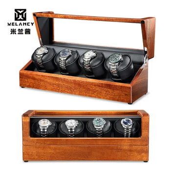 

High Quality Automatic Mechanical Watch Winder Motor Boxes Storage Case with Plug