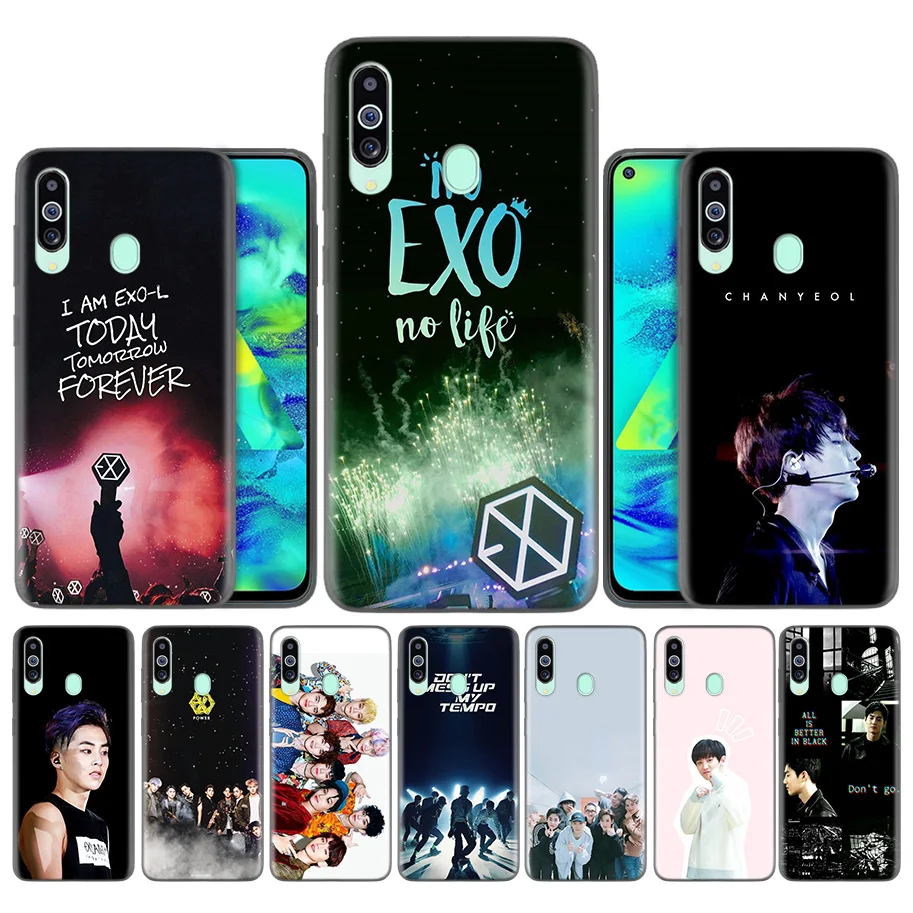 

Coque Case for Samsung Galaxy J4 J6 A6 A8 A7 A8 J8 Plus M10 M20 M30 M40 A9 2018 Note 10 Pro Covers EXO XIUMIN SUHO LAY BAEKHYUN
