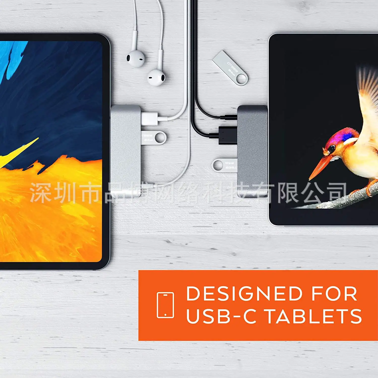 Стиль iPad Pro Hub USB-C к HDMI+ 3,5+ USB+ PD концентратор type-C док-станция