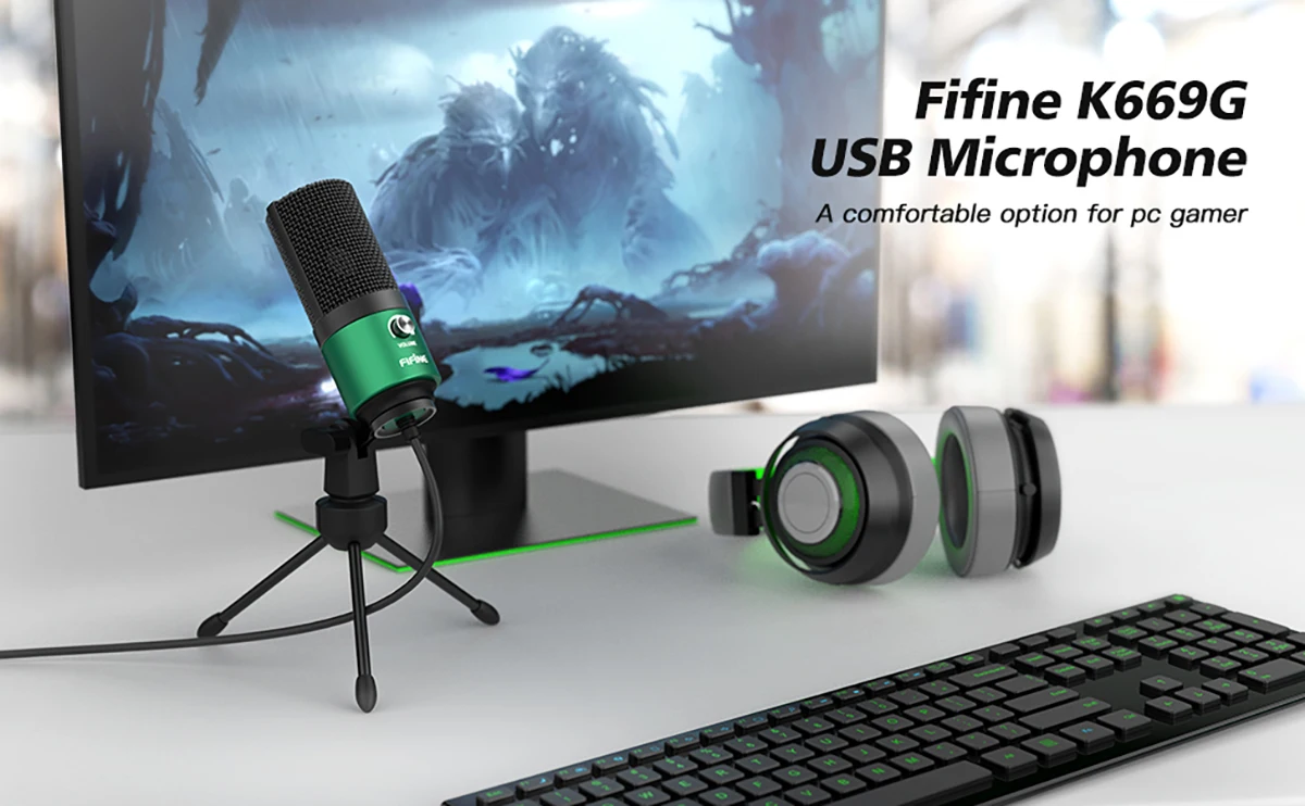 Metal USB Microphone with Tripod