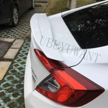 

Universal ABS Fake Carbon Fiber Style Rear Spoiler Rear Trunk Lip Wing Car Accessories for HONDA CIVIC 16-19 for Benz Sedan Car