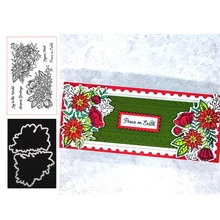 

Lush Flowers Metal Cutting Dies and Stamps for Scrapbooking Seal Craft Stencil Card Make Album Sheet Die Cut Mold Model Template