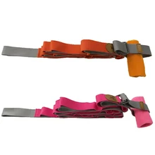 Эластичный ремень для йоги с петлями для подвесные двери для занятий спортом, женские спортивные ниже талии тренировочная веревка, прочные резиновые ремни, гибкость Растяжитель Ноги ремень для балетные костюмы для танцев