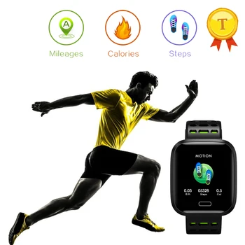 

New Smart Bracelet Fitness Tracker Heart Rate Blood Oxygen Sleep Detection Camera Call Information Reminder Push Sports Watch