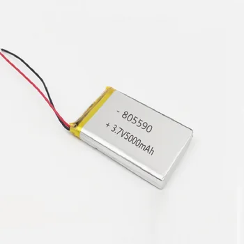 

3.7V 500mAh 805590 polymer lithium battery DIY back clip charging battery power 805590
