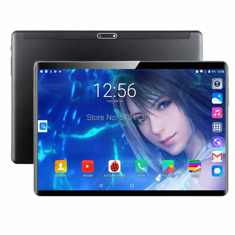 Новый 10-дюймовый планшетный ПК Octa Core 6 Гб RAM 128 ROM 4G LTE GPS Телефонный звонок 2.5D