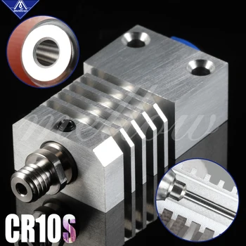 

Upgrade Mellow Top Quality Cr10s Pro All Metal Titanium Heat Break aluminum Heatsink Kit For 3D Printer Cr-10s Pro Hotend