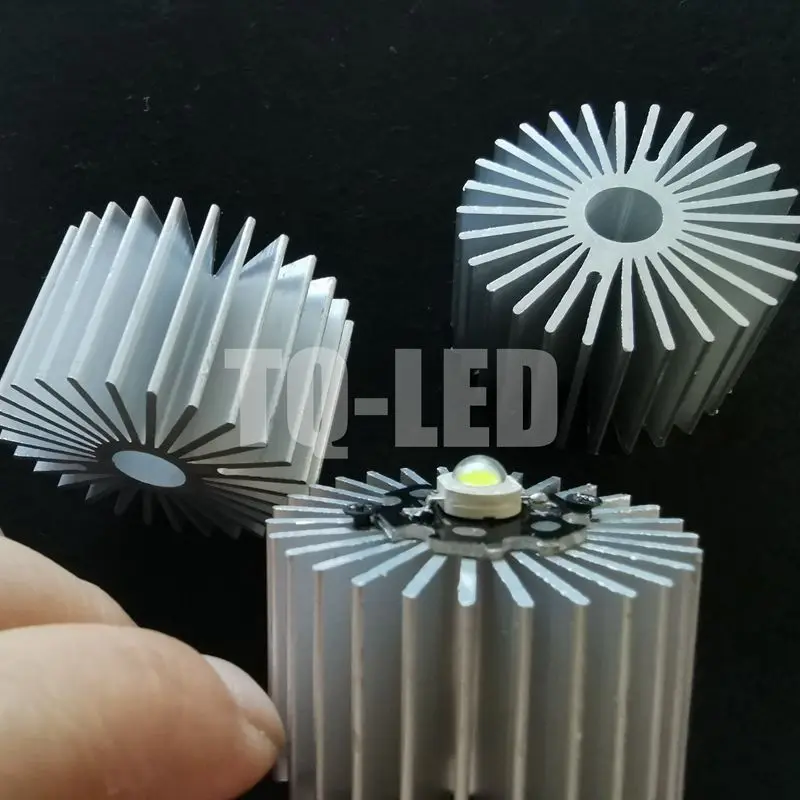 Aluminum heat sink 40mm*25mm Aluminum heatsink 3W 5W High power Led car lamp radiator
