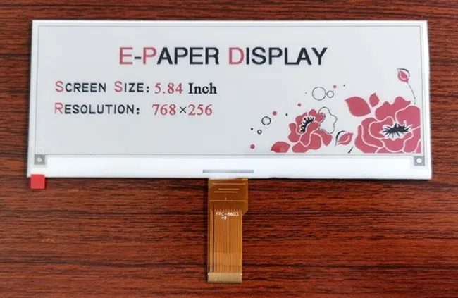 5 84 дюймовый 24PIN SPI Черный Белый Красный Прямоугольный E-ink E-paper экран дисплея EK79686AB