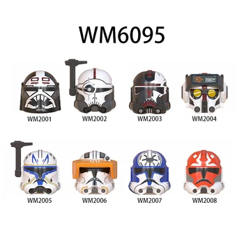 

WM6095 star space Wars CLONE FORCE 99 Wrecker Crosshair Hunter Tech Rex Cody 332 Action Figures accessories Building Blocks Toys