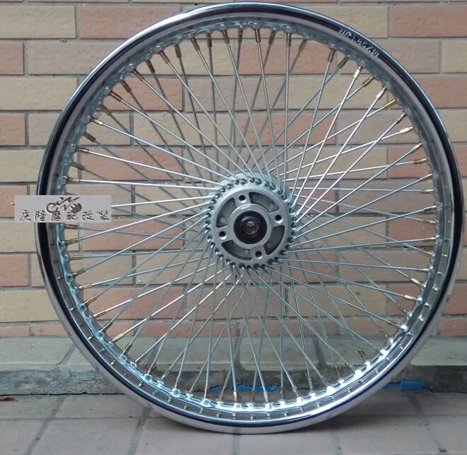 Cg125 Front 72 Spokes 1.6x18 Drum Disc Disk Brake Motorcycle Wheel Rims