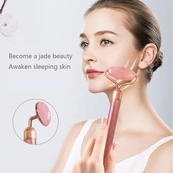 

Electric Facial Massage Roller Jade Stone Face Lift Hands Body Skin Relaxation Slimming Beauty Health Care 1 pc