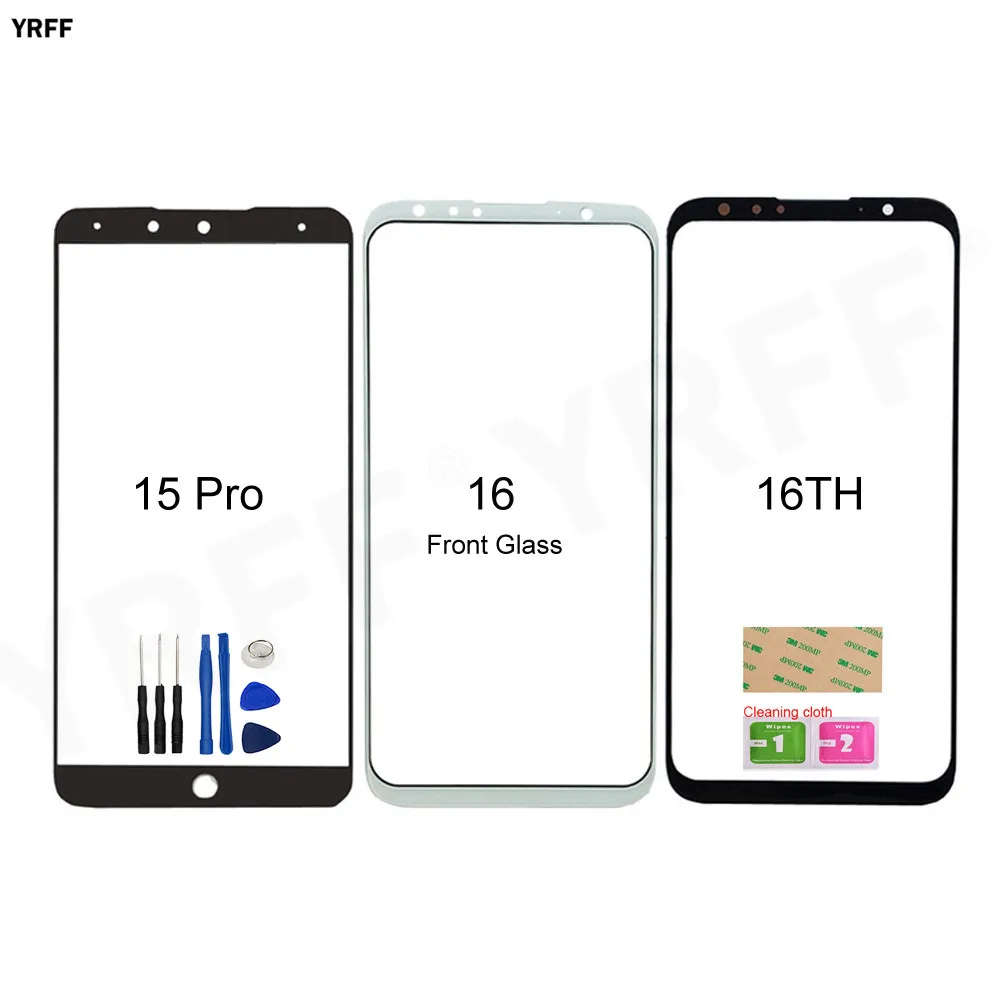 For MeiZu 16 16TH Mobile Outer Glass Panel Touch 15 Pro Front (No Screen) Assembly Phone Repair | Мобильные телефоны и