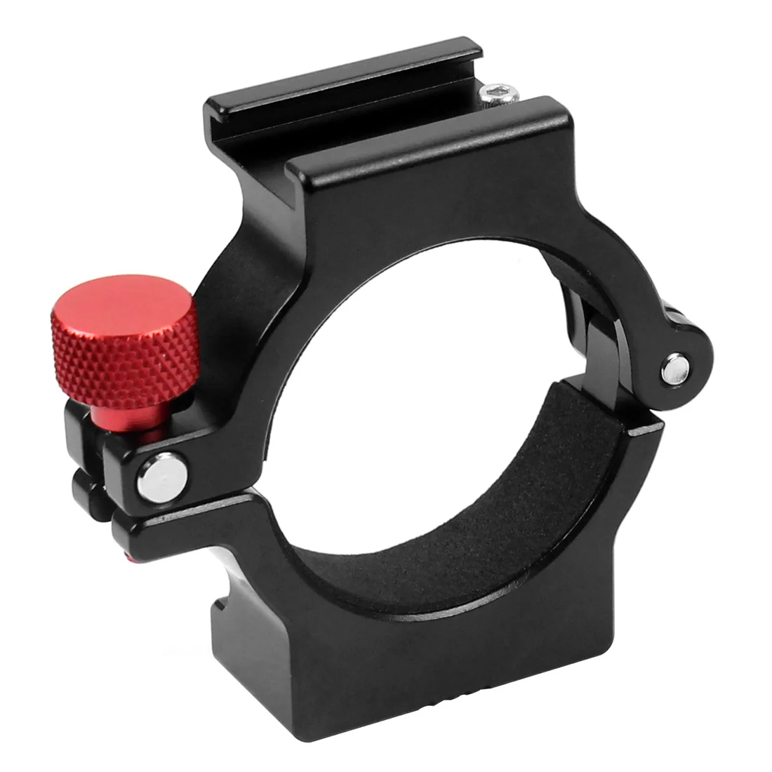 

Ring Mount Holder Clamp w Hot Shoe for Microphone LED Video Light Field Monitors Mobile Videomakers for Zhiyun Smooth 4