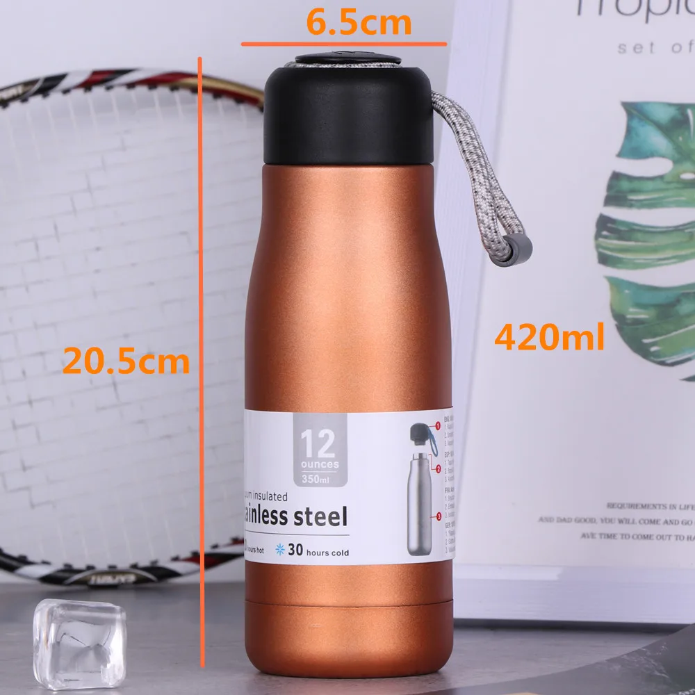 Новая дорожная кофейная кружка с изоляцией объемом 420 мл вакуумные фляжки из