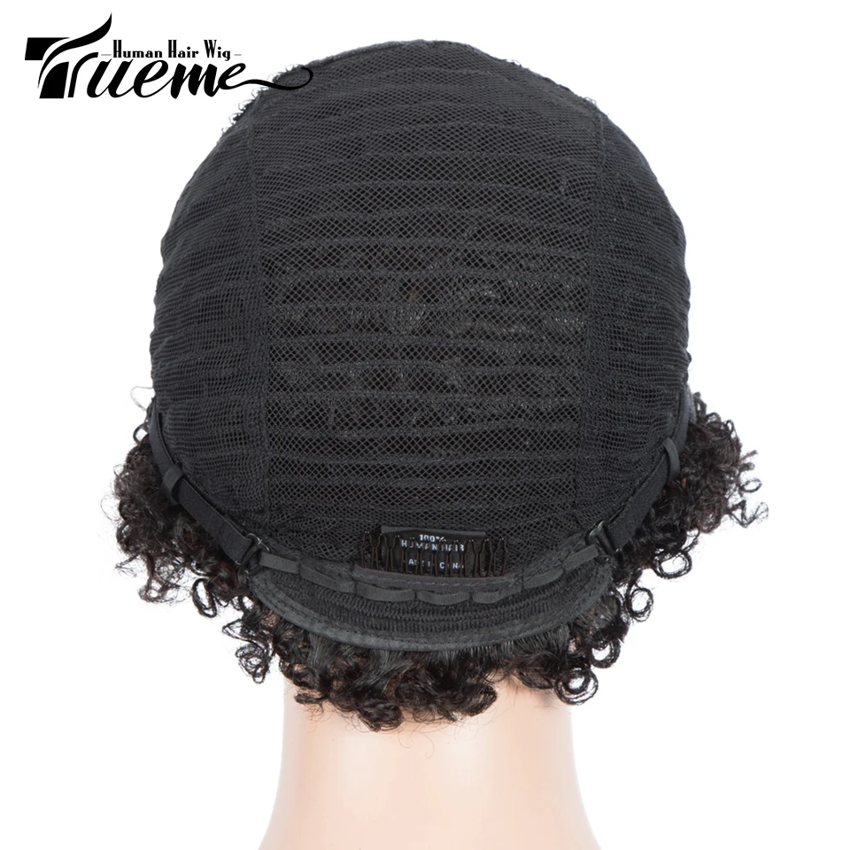 remy peruca ombre cor marrom escuro curto peruca completa