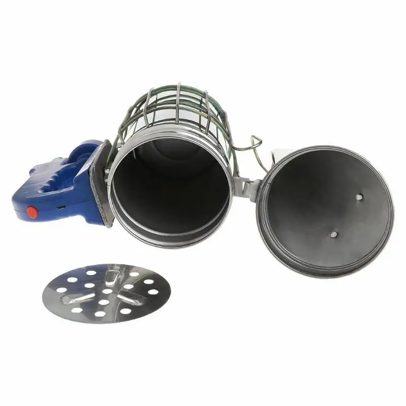 Перезаряжаемый Электрический Пчеловодство курильщик лечение пчелы из нержавеющей стали 28,5x23 см