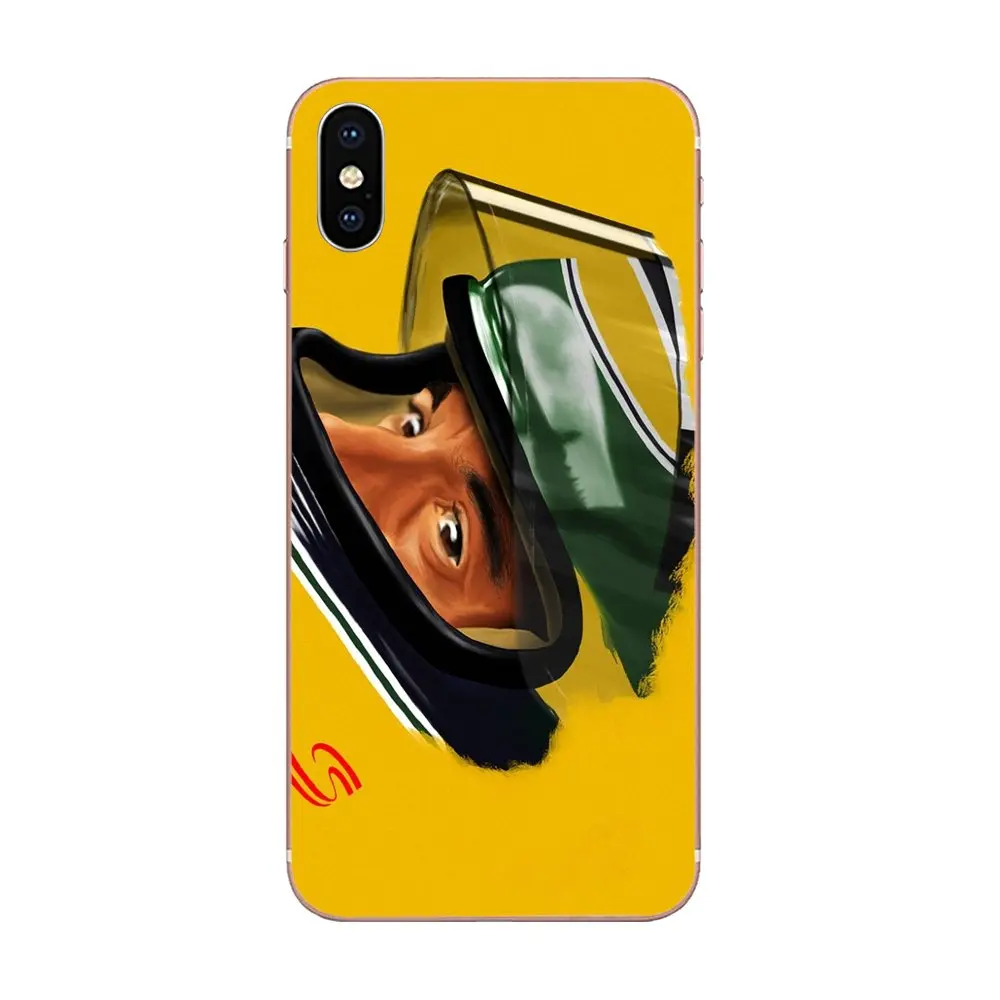 as picture Ayrton Senna шлем для Apple iPhone 4 4s 5 5C 5S SE 6 6S 7 8 Plus X XS Max XR роскошный высококачественный - Цвет: as picture