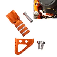 CNC мотоцикл задний тормоз педаль ступенчатый рычаг переключения передач Универсальный для KTM Мотоцикл CNC алюминиевый сплав Прочный долговечный