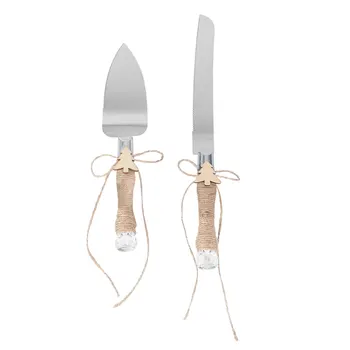 

1Set Cake Server Set Cake Cutter Spatula Cake Cutter Set Cake Server Wedding Cake Server for Party Christmas Cake