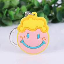 Заводские настраиваемые горячие продажи брелок аниме мультфильм сопутствующие продукты ПВХ резиновый брелок для ключей творческое-гибкий резиновый брелок