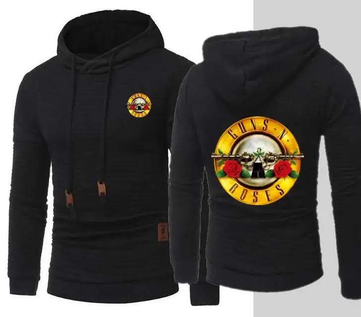 Осенняя мужская Толстовка guns N' Roses guns and Roses, тонкие куртки с капюшоном, мужские куртки, мужская повседневная спортивная одежда, уличная брендовая одежда
