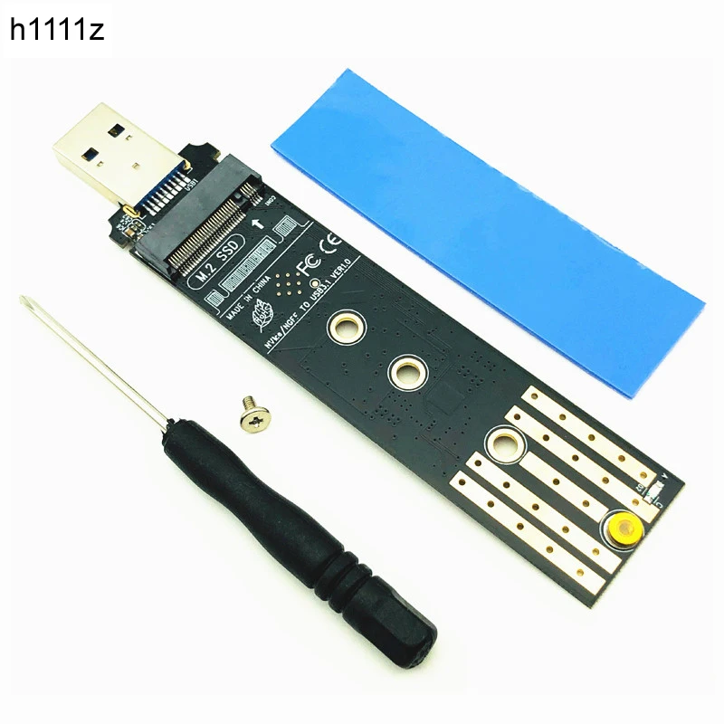 M.2 to USB 3.1 SSD Adapter M.2 NVME PCIe SATA Dual Protocol RTL9210B SSD Board 2230 2242 2260 2280 NVME SATA Adapter hard drive adapter ssd adapter