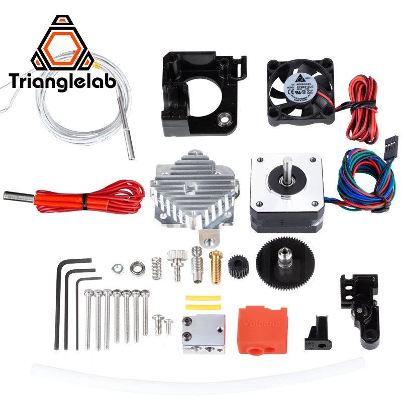 Экструдер Trianglelab Titan Aero V6 Hotend 3D принтер полный комплект совместимый с Reprap Mk8 i3 TEVO
