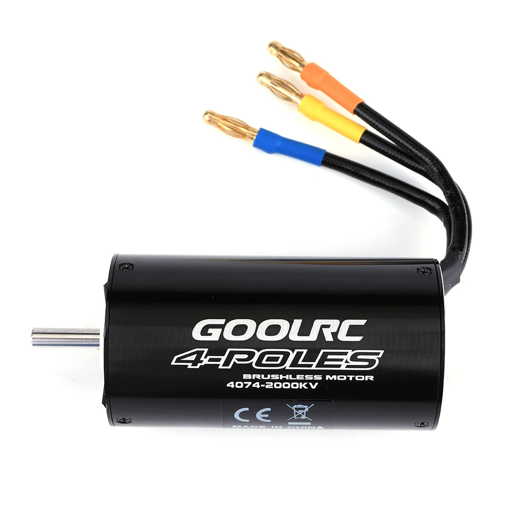 GoolRC 4074 2000KV бесщеточный двигатель и 150A бесщеточный брызгозащищенный электронный контроллер ESC для 1/8 1/10 RC грузовика внедорожника