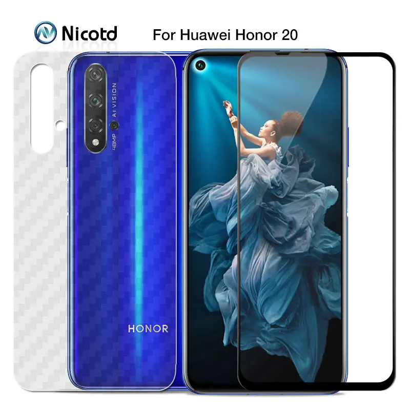 Закаленное стекло для Honor 20 Pro Lite 20i View V30 8X 9X 10 Pay 8 9 | Мобильные телефоны и