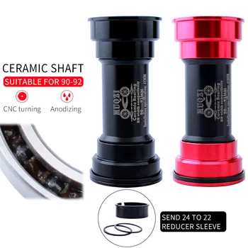 

Pressfit hollowtech ceramic bottom bracket bearing 90-92mm bb92 bicycle shaft adapter central movement mountainbike accessoires