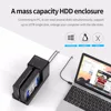 ORICO 2 Bay 2.5 3.5 inch USB 3.0 HDD Enclosure Offline Clone HDD Docking Station Hard Drive Support 10TB HDD Case ► Photo 3/6