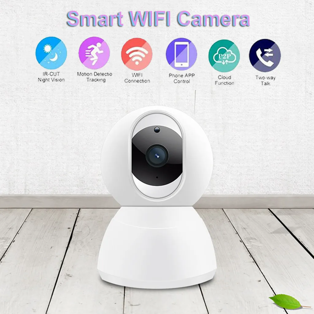 HD IP Cloud storage Camera Surveillance Wifi Security Night Vision Two