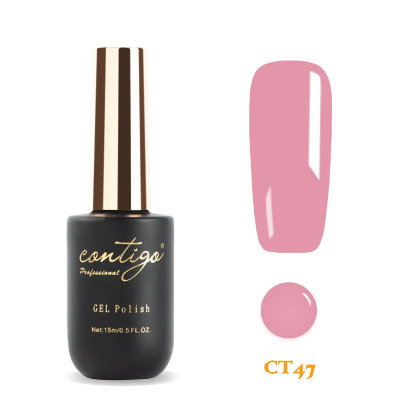 Contigo Гель-лак для ногтей 60 цветов новейший Гель-лак es Полупостоянный УФ светодиодный лак Гибридный впитывающий эмалированный Гель-лак для дизайна ногтей - Цвет: contigo--47