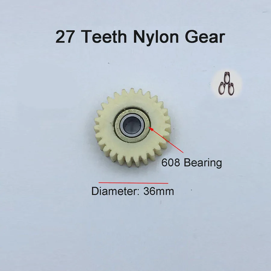 27T 28T 31T 36 Tooth Electric Car Nylon Gear for Electric Lithium Power Folding Car Motor Bicycle electric bike gear motor gear transmission gear