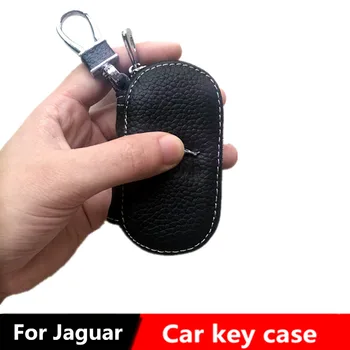 

Car Keychain Key Fob Case Cover for Jaguar XE XJ XJL XF F-TYPE Smart Key Holder Key Chain Rings Auto Accessories