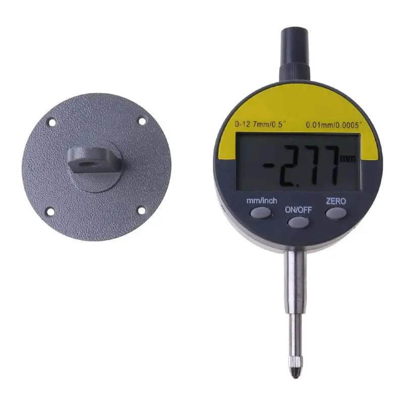 

Digital Dial Indicator 0-12.7mm/0.5\" Gauge Range 0.01mm/0.0005\" Precision Tool