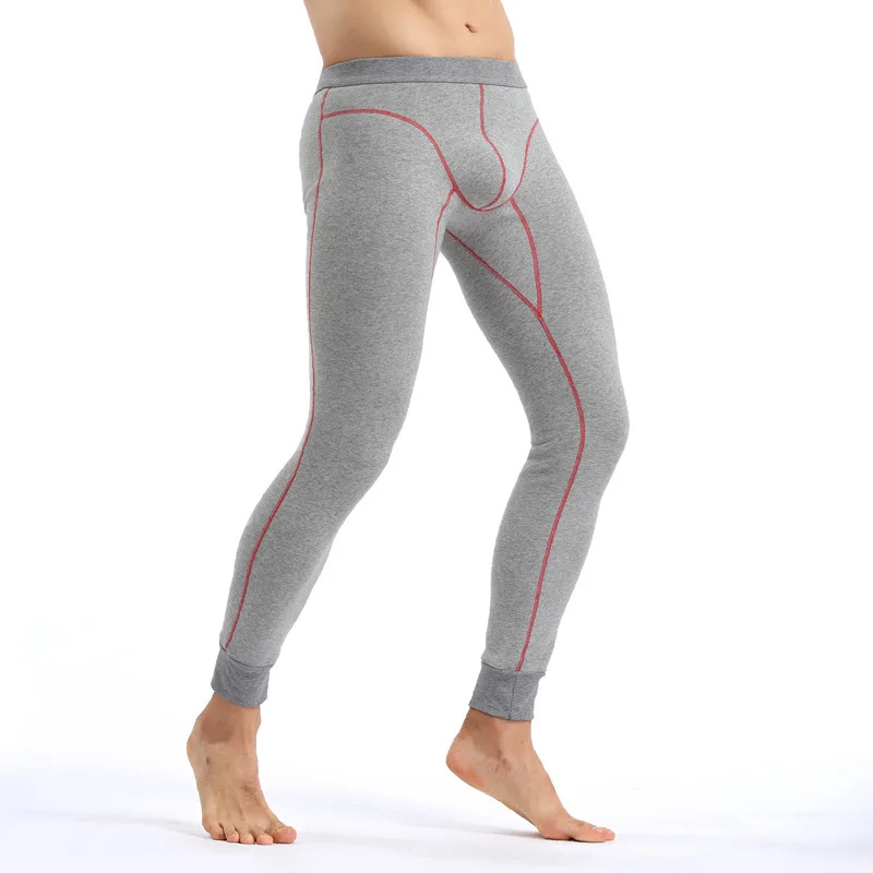 New Mens Warm Pants Velvet Winter Thermal Underwear Mens Long Johns