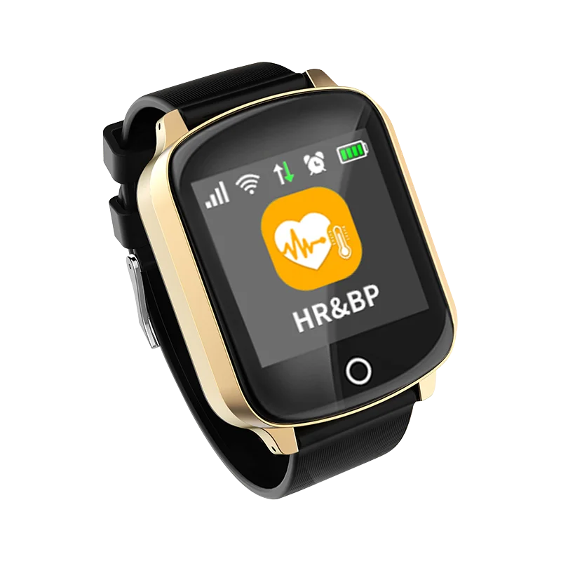 Мини gps в реальном времени отслеживающий локатор D200 gps Смарт-часы для пожилых людей с датчиком кровяного давления и водонепроницаемым