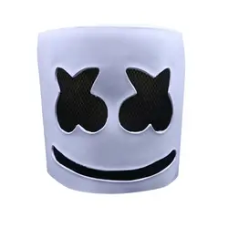 Хлопок конфеты маска диджея головная повязка Marshmello крест на Хэллоуин границы Сияющий Хэллоуин светящаяся маска