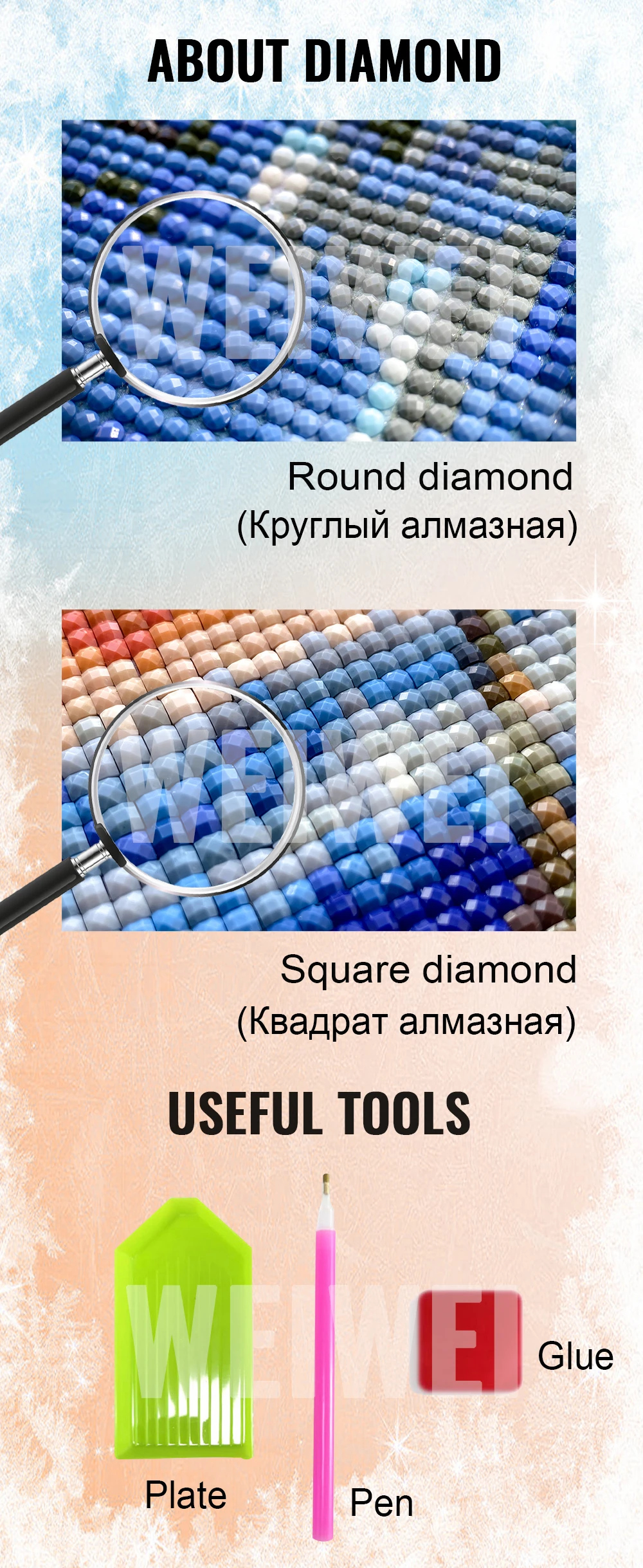 Photo Custom Diamond Mosaic Diamond Painting Customization 5D  Embroidery Cross Stitch Kits Kit Cross Stitch for Home Decor diy diamond art