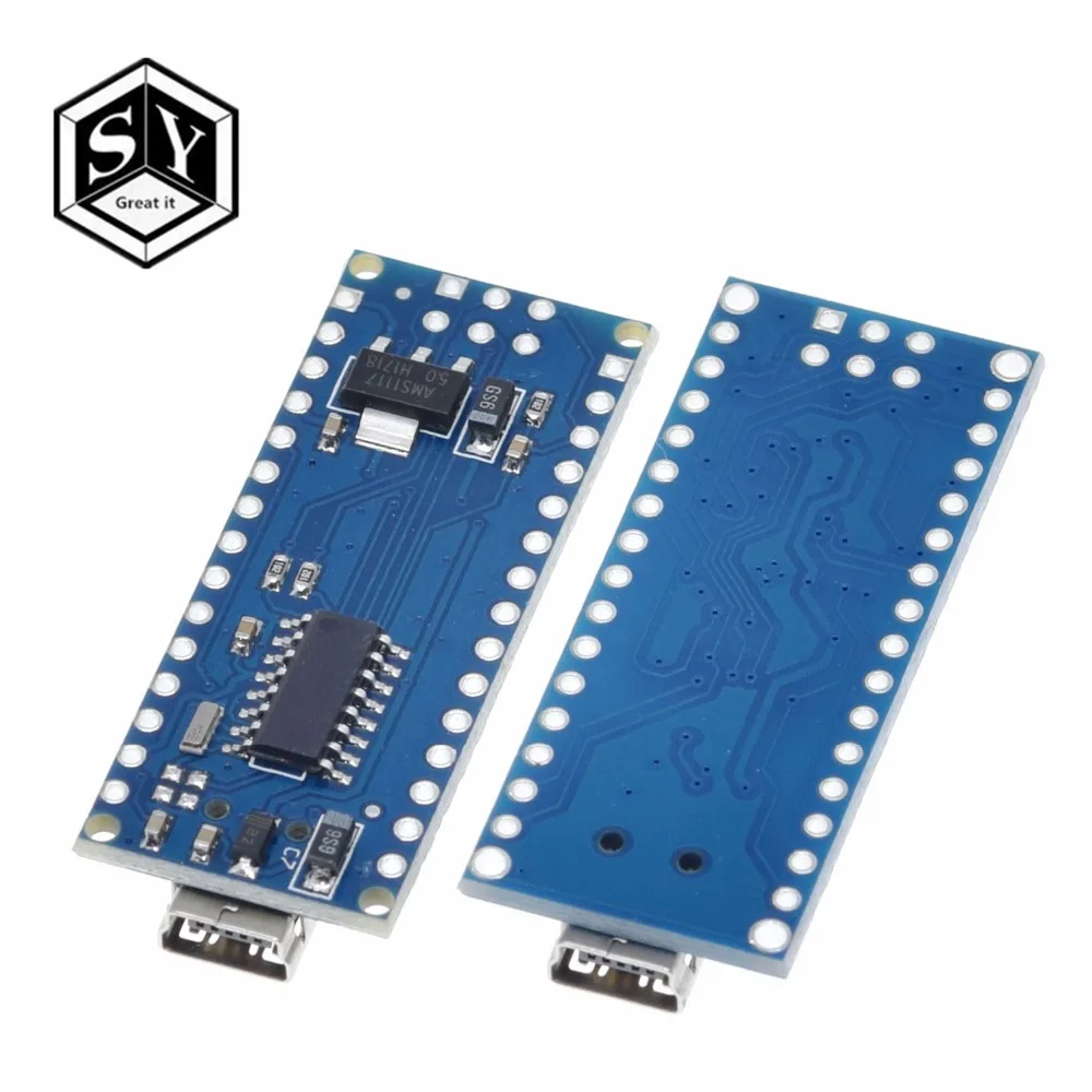 Nano 1 шт. мини USB с Загрузчиком Nano 3,0 контроллер совместимый для arduino CH340 USB драйвер 16 МГц NANO V3.0 Atmega328P